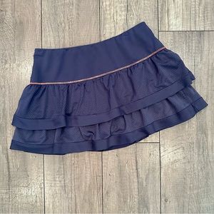 Lucky In Love Border Tier Tennis Skirt XS (0-2)
